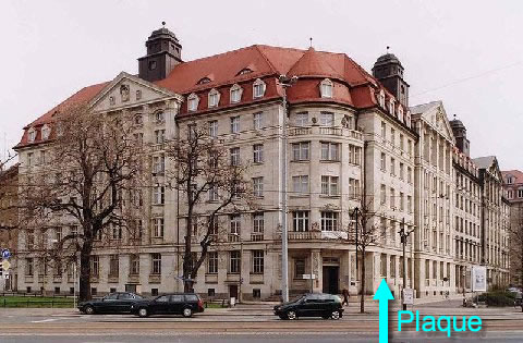 Figure 1: Round Corner Building, currently the Stasi-Museum at 24 Ditrichring, Leipzig, Germany